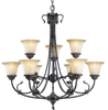 P4287-84 Large Chandeliers-Glass Shade - 783793 - Capital Lighting, Inc.