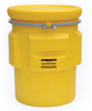 Eagle Yellow High Density Polyethylene 55 gal Spill Containment Drum - 33 7/8 in Height - 26 (Bottom) in, 31 (Top) in Overall Diameter - 048441-60580 -- 048441-60580 - Image