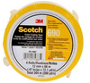 3M Scotch 690 Yellow Color Coding Bag/Packaging Tape - 12 mm Width x 66 m Length - 2.3 mil Thick - 74887 - 051125-74887 - R. S. Hughes Company, Inc.