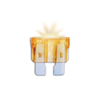 Aftermarket - 257 Series - ATO® Fast-Acting Automotive Blade Fuse Smart Glow -- 0ATO003.MXGLO - Image