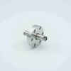 Single Mode 1310nm Fiber Optic Feedthrough, FC/APC Connector, 1 Feedthrough, 1.33″ Conflat Flange -- A14869-2-CF - Image
