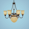 Mid. Chandeliers-Glass Up - 725621 - Capital Lighting, Inc.