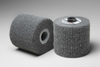 3M Scotch-Brite CF-MF Non-Woven Silicon Carbide Flap Wheel - Medium Grade - 4 in Face Width - 4 1/2 in Diameter - 55747 -- 051141-55747 - Image