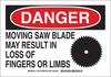 Brady B-401 Polystyrene Rectangle White Machine & Equipment Sign - 14 in Width x 10 in Height - 127912 - 754473-76464 - R. S. Hughes Company, Inc.