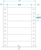 Postal Mail Bag Tag - Pinfeed - 250053 - Western Numerical Control
