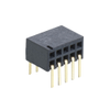 5+5 Pos. Female DIL Horizontal Throughboard Conn. - M50-3200545 - Harwin Plc