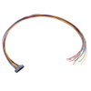 7+7 Pos. Male Plug DIL 22 AWG Straight Cable Assembly, 450mm, single-end, Jackscrews - M80-MC11468M1-0450L - Harwin Plc