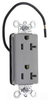 Duplex/Single Receptacle - PT26362-SCGRY - Selecta Products