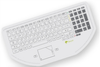 Keywi CleanBoard Medical Keyboard with Touchpad - White -- 400-100-10 - Image