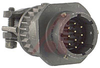 CONNECTOR,CABLE CONNECTING RECEPTACLE W/CABLE CLAMP,SIZE 12,10#20 PIN CONTACT - 70010734 - Allied Electronics, Inc.