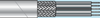 Alpha Essentials Multi-Conductor Cable - Braid Shield - 24 AWG 5 Conductor - White - 600V - 1000ft - Alpha 2821/5 WH001 - ALP2821/5-WH001 - Lapp Tannehill