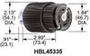 Connector, Power Entry, 30A; Connector Type Hubbell Wiring Devices - 94F9503 - Newark, An Avnet Company