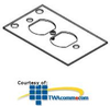Legrand - Wiremold CRFB Series Center Duplex Plate - CRFB-D-4 - TelephoneStuff.com