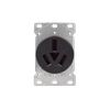 Flush Mount Range Outlet, 50 Amp 125V/250V 10-50R - 2104S - Suzhou Ele Mfg Co., Ltd.