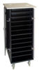 24 unit Netbook Charging Cart - Black/Gray Granite -- N-24-GG - Image