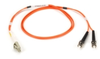 Multimode, 50-Micron Duplex Fiber Optic Cable, PVC, LC-ST, 3-m (9.8-ft.) - EFN6022-003M - Visual Sound, Inc.