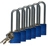 Blue Aluminum Padlocks - 123312 - Brady Corporation