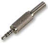 3.5Mm Metal 4 Pole Stereo Jack - 2Pk; No. Of Contacts Multicomp Pro - 26W6718 - Newark, An Avnet Company