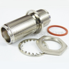HN Female (Jack) to HN Female (Jack) Bulkhead Adapter, Nickel Plated Brass Body, 1.2 VSWR - SM3912 - Fairview Microwave Inc.