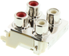 Connector, Rca/phono, Jack, 4 Position; No. Of Contacts Switchcraft/conxall - 03M4240 - Newark, An Avnet Company