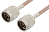N Male to N Male Cable 48 Inch Length Using RG400 Coax - PE3653-48 - Pasternack