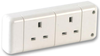 Trailing Socket, 2Way, White; No. Of Outlets Pro Elec - 25M6334 - Newark, An Avnet Company