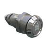 Quarter-Turn Cam Latch, 8mm Square Recess, Without Cam, Sealed, Zinc Alloy, Chrome Plated, Bright - E5-6A-082-UU3 - Southco