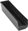 Economy 4 Shelf Bin, Black; Bin Colour Quantum Storage - 44AC6760 - Newark, An Avnet Company