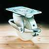 Heavy duty pressed steel castor - 461CIBR - Plasticwheels Ltd.