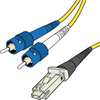 QSeries 9/125 Single-mode MTRJ-ST Duplex Fiber Cable - Plenum-Rated -- 821-028-LLL - Image