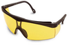 Jackson Safety Cudas V50 Polycarbonate Standard Safety Glasses Yellow Lens - Black Frame - Wrap Around Frame - 761445-19149 - 761445-19149 - R. S. Hughes Company, Inc.
