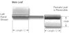 Hinges, Lift-Off Hinges-Slip Hinges, Flag Hinges -- NHSS1485F - Image