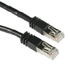 Cat5e Patch Cable Shielded Black - 5Ft -- HAV28691 - Image