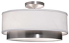 Semi-Flush Mts.-Drum Shade - 18685 - Light Center (The)