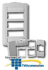 Suttle SpeedStar Single Gang Faceplate Kit with 3 Openings - STAR5501 - TelephoneStuff.com