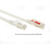 7FT White CAT6 250MHz Patch Cable F/UTP CM Locking Snagless - C6PC70S-WH-07 - Black Box