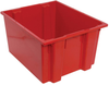 Genuine Stack & Nest Tote Bin, Red; Bin Colour Quantum Storage - 44AC7545 - Newark, An Avnet Company