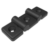 Profile Hinge, 118 mm size, with Mounting CSK Holes, Polyamide, Black - 96-DLOH-3295 - Southco