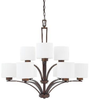 4349BB-103 Mid. Chandeliers-Drum Shades - 340424 - Capital Lighting, Inc.
