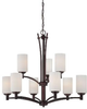 190042719 Mid. Chandeliers-Glass Up - 399112 - Capital Lighting, Inc.