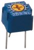 Trimmer Pot, Cermet, 1K, 1Turn, Th; Track Resistance Nidec Copal Electronics - 58AC2435 - Newark, An Avnet Company