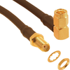 Rf Coax Cable, Rg58, Sma, 750Mm, Black; Connector Type A Amphenol Rf -- 78X4571