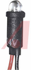 Indicator,Pnl-Mnt;INDICATOR, Bi-Color 5mm 2 leaded LED Red/Green, 1/4, 5V - 70015150 - Allied Electronics, Inc.