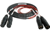 Sescom LN2MIC-H4-30DB Adapter Cable 30 db Female XLR to Male XLR 6Ft - LN2MIC-H4-30DB - Visual Sound, Inc.