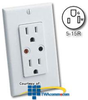 Leviton Duplex Wall Receptacle / Rcvr (Red Line) -- 6280 - Image