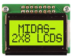 Lcd Display, Cob, 8 X 2, Stn, 3.3V Rohs Compliant Midas - 56AJ9984 - Newark, An Avnet Company