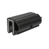 Gasket, Clip-On Profile, Vented, EPDM Sponge Rubber, Black, 3m Length -- GA-206-82V-M030 - Image
