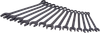 14 Pieces 12 Point Metric Black Combination Wrench Set -- MC214B - Image