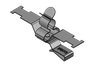 EMC Shield Clamps for 10 × 3 mm Bus Bar, Pluggable- with or without Integrated Strain Relief - 37630.150 - icotek Corp