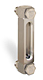 Standard Aluminum Liquid Level Gage, 4” Centerline, Back Mount 1/2